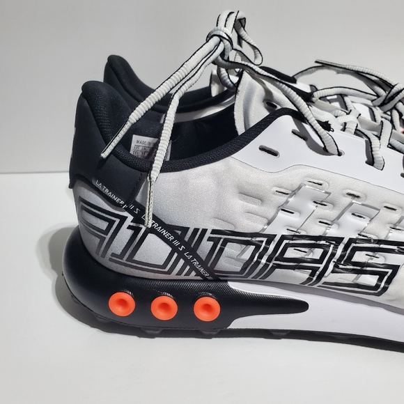 Men's Adidas Originals LA Trainer III Running Shoes White/Black GZ2677 Size 11.5 - Picture 2 of 9